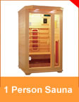Sauna 1 PERSON FAR INFRARED SAUNA S SERIES | FRAMELESS GLASS DOOR SAUNA