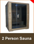 Sauna 2  PERSON FAR INFRARED SAUNA S SERIES | G SERIES GLASS SIDES AND FRONT SAUNA